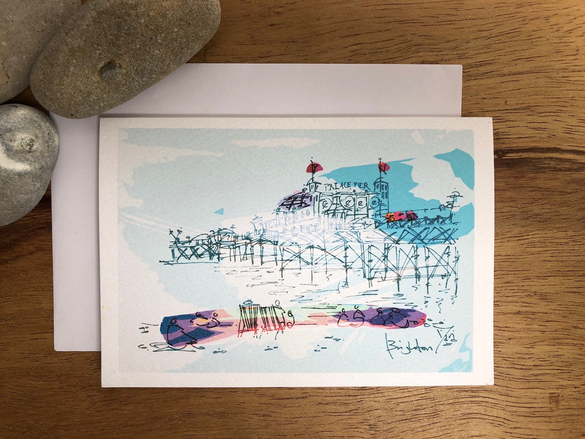 Brighton Pier Card Brighton Card Brighton Etsy Singapore