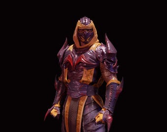 Figura de Scorpion de Mortal Kombat 1, creada por un fan art – Coleccionable de resina impresa en 3D