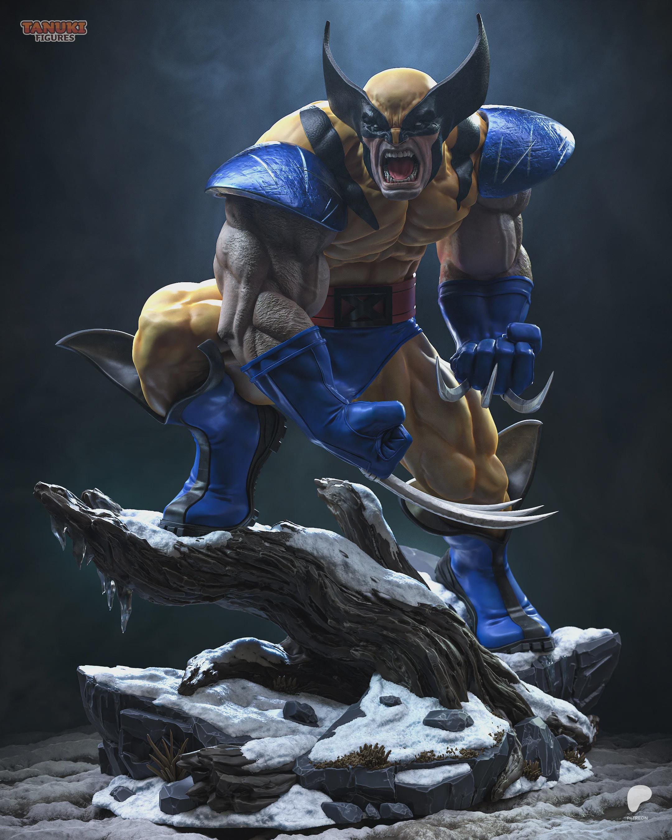 Wolverine statue - Etsy 日本