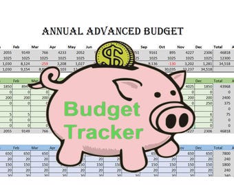 Hoja de cálculo de presupuesto personal - Planificador de presupuesto familiar - Presupuesto familiar - Plantilla de presupuesto de Excel - Cálculos automáticos y actualizaciones gratuitas de por vida