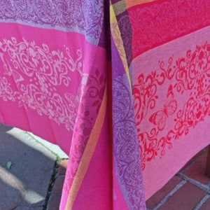 French Jacquard Tablecloth Butterfly