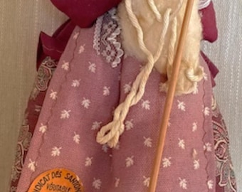 Santon Vintage  Terracotta with original French tag of authenticity