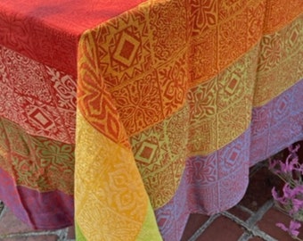 Fiesta Jolie Tablecloth Cotton Jacquard