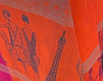 French Jacquard Tablecloth Poiret Paris