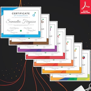Girl Scout Investiture Certificate Bundle | Printable PDF Template