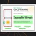 Girl Scout Gold Award Certificate Printable PDF Template - Etsy