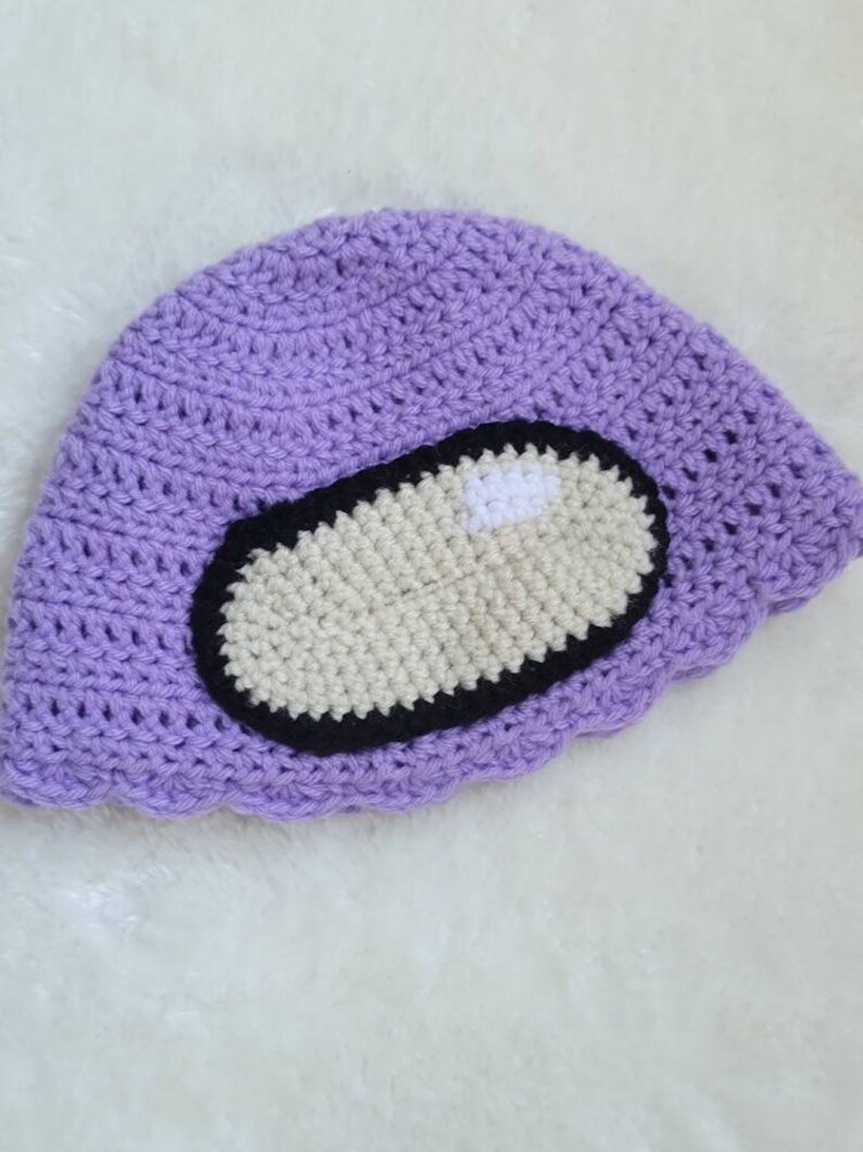 Among Us Hat Among Us Beanie Among Us Crochet Hat Imposter Etsy Canada