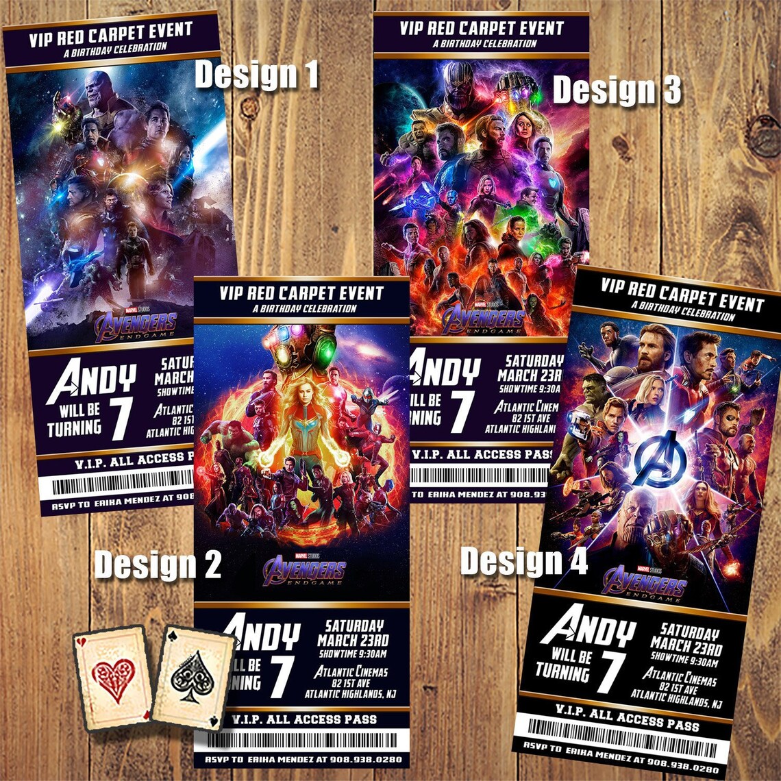 Avengers Endgame. Avenger Ticket Invitation Infinity Wars Etsy