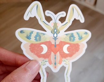 Mantis Sticker (Effect: Matte Holographic)