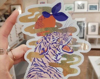 The Tiger's Tears, pixie dust sticker for computer decoration