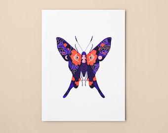 Butterfly (Rhetus) - Fine Art Print