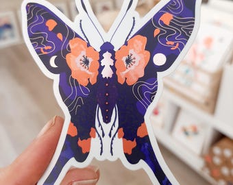 Butterfly Sticker (Effect: Matte Holographic)