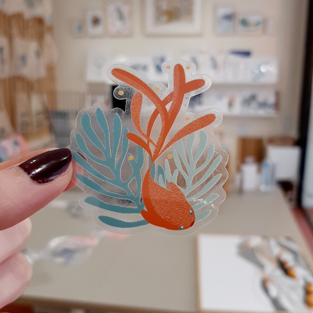 Transparent Fish Sticker Fish Sticker (transparent) - Etsy