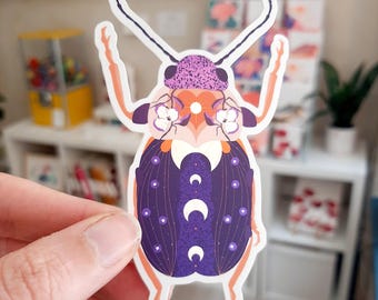 Galerucelle Sticker (Effect: Matte Holographic)
