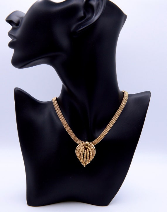 GROSSÉ 1958 for Christian Dior Gold tone Necklace 