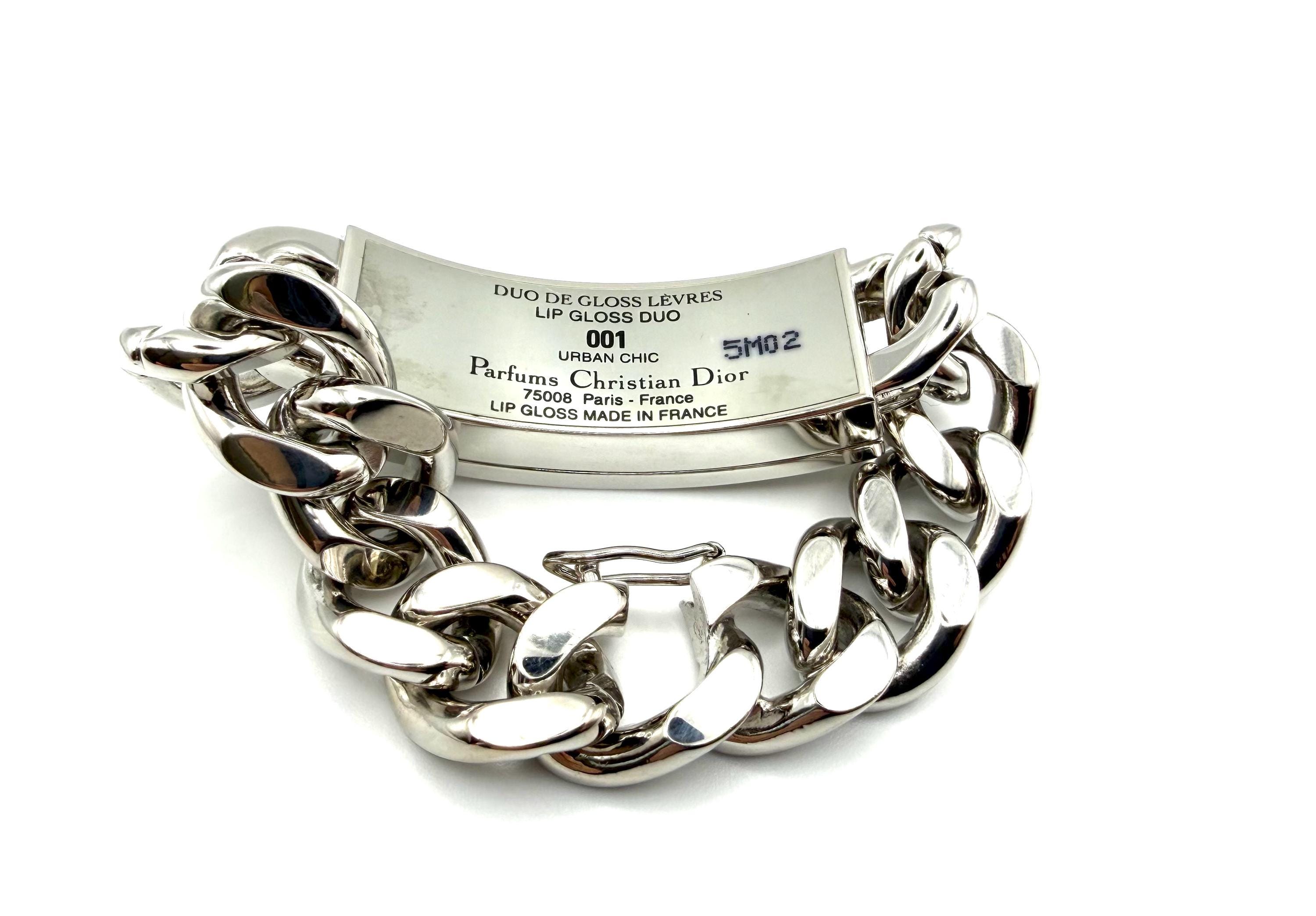 CD Dior Gourmette Makeup Bracelet Lip Gloss 001 - Authentic