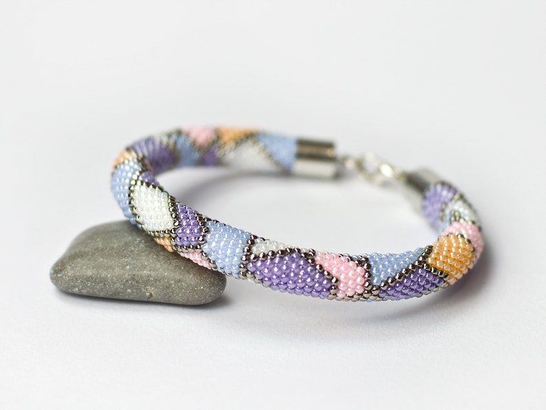 diy kit needlework jewelry beading kit bracelet Do It Yourself bracelet making kit Sewing