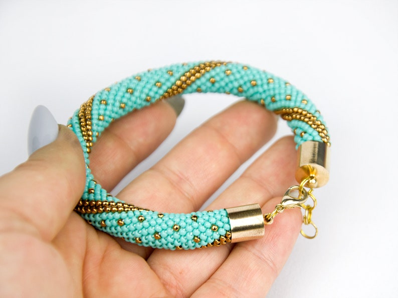 Bead Crochet Kit DIY Kit Bracelet Needlework Kits Beading Kit Etsy