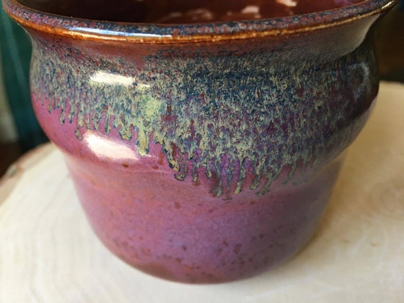 aloe planter Ceramic planter succulent pot small planter purple planter
