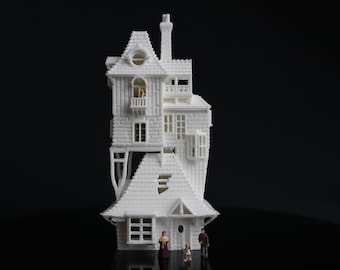 Small N-Scale Miniature Victorian #27 - Bob Cratchit House 1:160 burrow by Gold Rush Bay