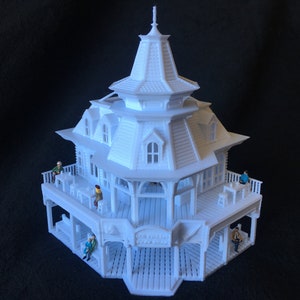 Old Fashioned Victorian#17 Ice Cream Parlor Soda Shop HO Scale (1:87)
