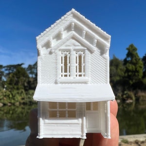 GoldRushBay N-Scale Victorian Main Street Davis Shop Miniature Built 1:160