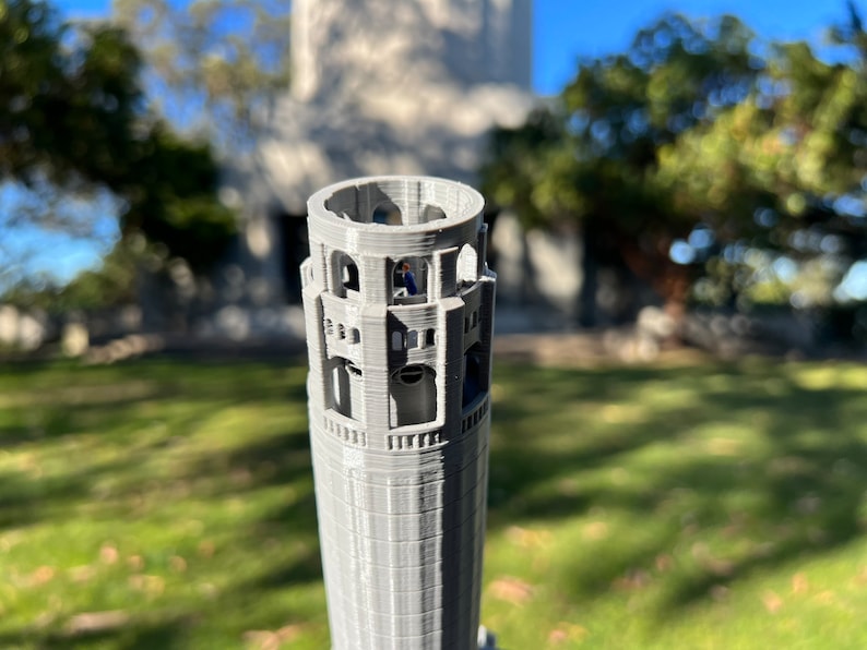 Small Miniature N Scale Coit Tower San Francisco Landmark image 7