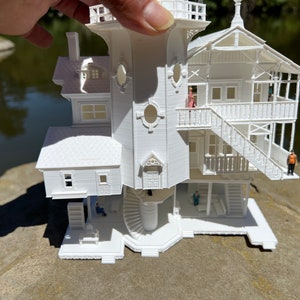 Miniature Victorian #10 Lighthouse Train Layout HO Scale - Etsy