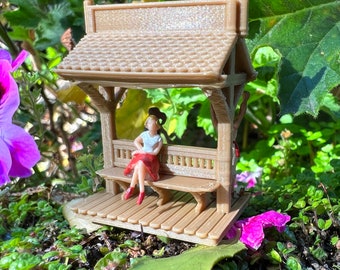 Buy Brown Ho-scale Miniature 35 Shady Rest Stop Petticoat Wood Online in  India - Etsy