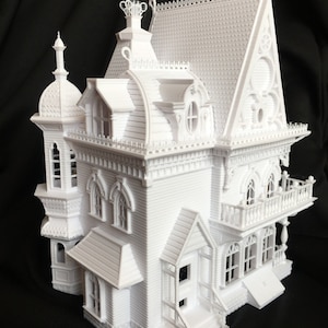 Miniature Victorian Collection 7 Nob Hill House 1:87 French Empire Style Built Ready image 8