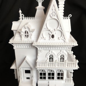 Miniature Victorian Collection 7 Nob Hill House 1:87 French Empire Style Built Ready image 6