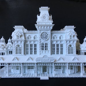 Miniature Victorian #6 - Train Station Depot HO Gauge Scale 1:87 Assembled Built Game