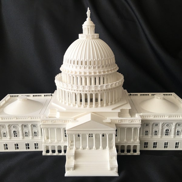 Miniature Washington DC Collection #1 Capitol Hill Dome Building HO Scale (1:87) Made in USA