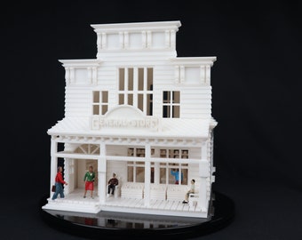 thumbnail image 2 of BK 4818 1:48 Scale General Store Building Kit - Photo Real Series For Model Trains 2 of 6