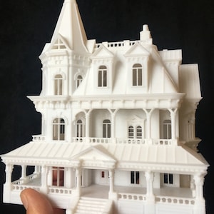 Miniature Victorian #12 Mansion &quot;Madam Sally House&quot; Assembled Gothic