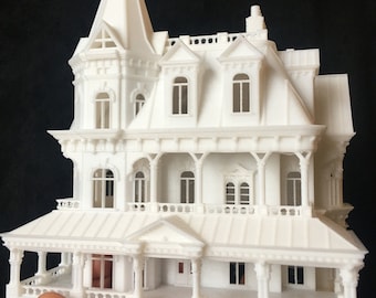 Miniature Victorian #12 Mansion "Madam Sally House" Assembled Gothic
