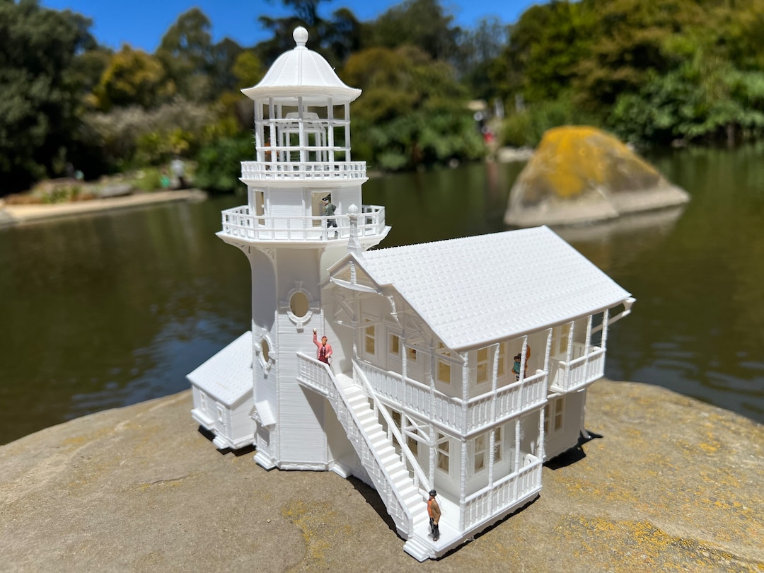 Miniature Victorian #10 Lighthouse Train Layout HO Scale - Etsy