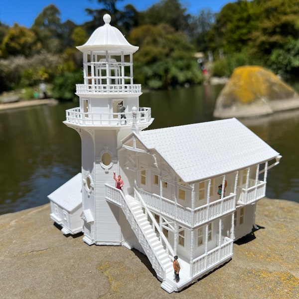 Miniature Victorian #10 Lighthouse Train Layout HO Scale