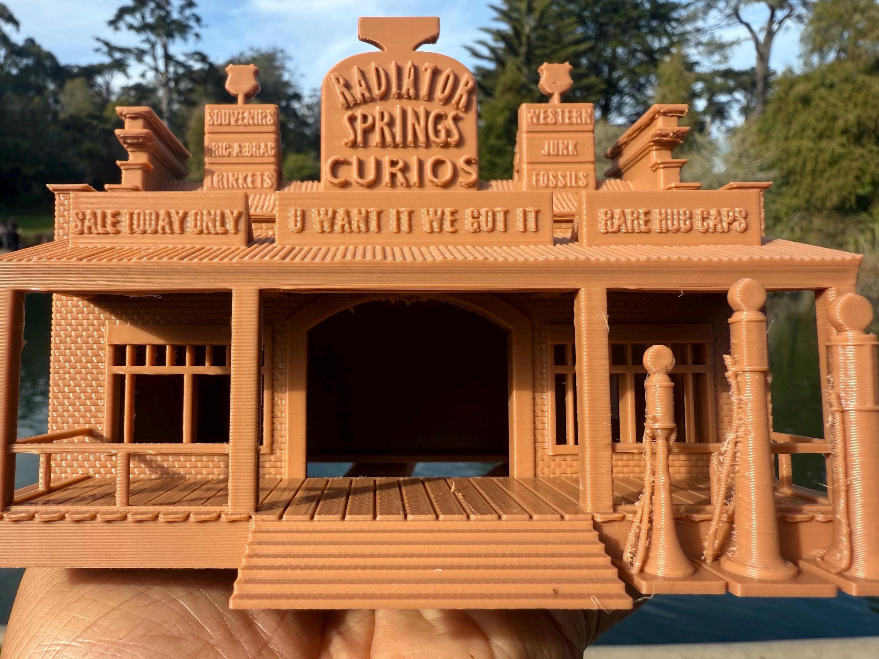 Ho Scale Radiator Ho-scale Radiator Route 66 Springs Curios Shop Model Building - Etsy