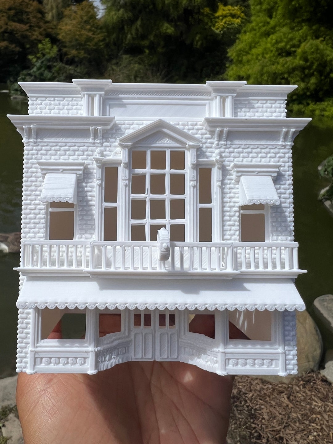 Miniature Hoscale Victorian Main Street Castle Bookstore Shop Etsy