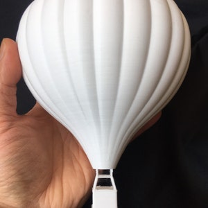 Miniature HO 1/87 scale Hot Air Balloon paintable and hangable