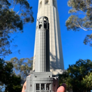 Small Miniature N Scale Coit Tower San Francisco Landmark image 6