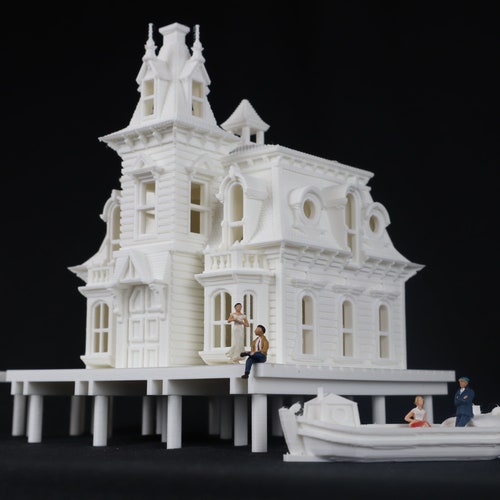 NORMANDIE VILLA de PLAGE 01 - 45-WWIIED01 Beach House wargame bolt action chain of command terrain 3d print 28mm 15mm Flames of War - France