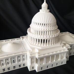 Miniature Washington DC Collection #1 Capitol Hill Dome Building HO ...