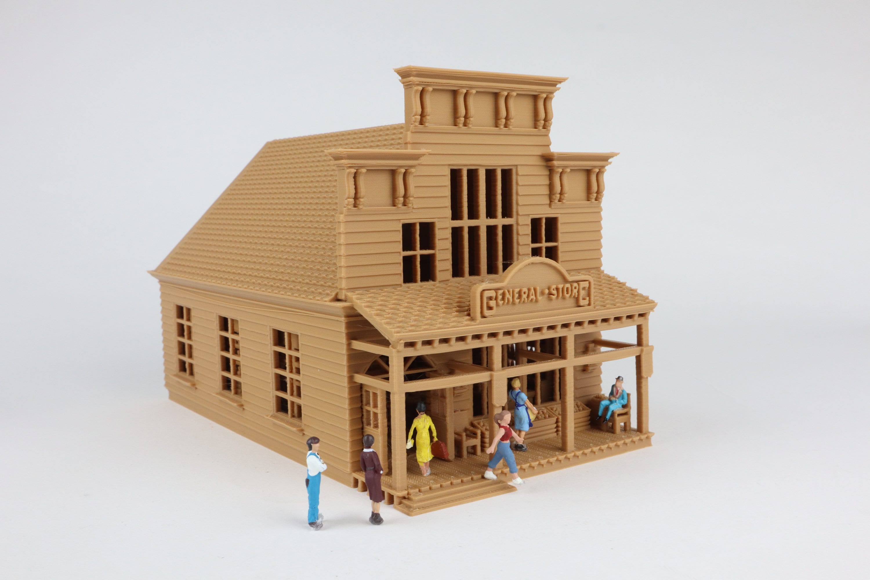 Miniature Old West General Store Assembled Ho-scale 1:87 W