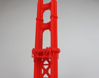 Miniature Scale Model San Francisco Golden Gate Bridge (n-scale