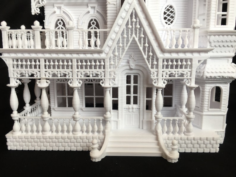 Miniature Victorian Collection 7 Nob Hill House 1:87 French Empire Style Built Ready image 5