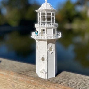 Miniature Victorian #10 Lighthouse Tower N Scale 1:160 White - Etsy