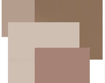 Au Naturel Paint Color Palette - Home Paint Color Selections