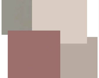 Warm & Modern Paint Color Palette - Home Paint Color Selections